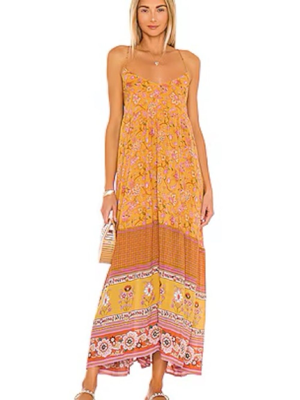 Portobello Road Strappy Dress in Mustard Seed
SPELL